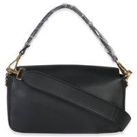 Black Nappa Convertible Multipocket Baguette Bag