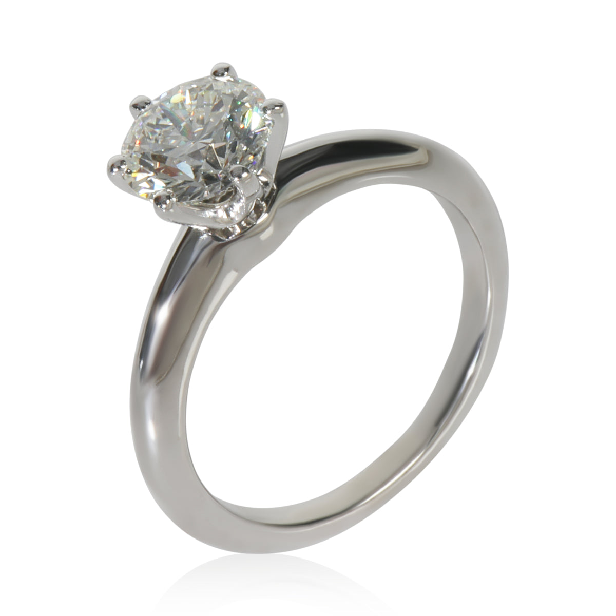 Tiffany & Co. 1.2 ct Round Brilliant Diamond Engagement Ring bv
