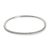 White Gold Diamond Metro Hinged Diamond Bracelet
