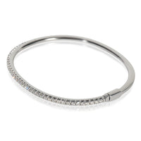 White Gold Diamond Metro Hinged Diamond Bracelet