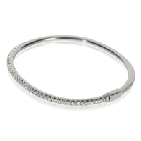 White Gold Diamond Metro Hinged Diamond Bracelet