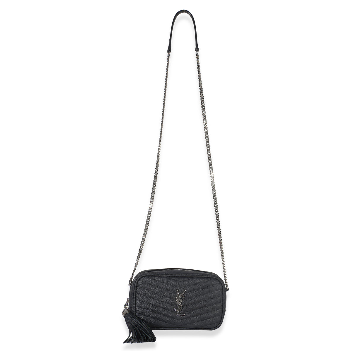 Black Grain De Poudre Mini Lou Camera Bag