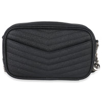 Black Grain De Poudre Mini Lou Camera Bag