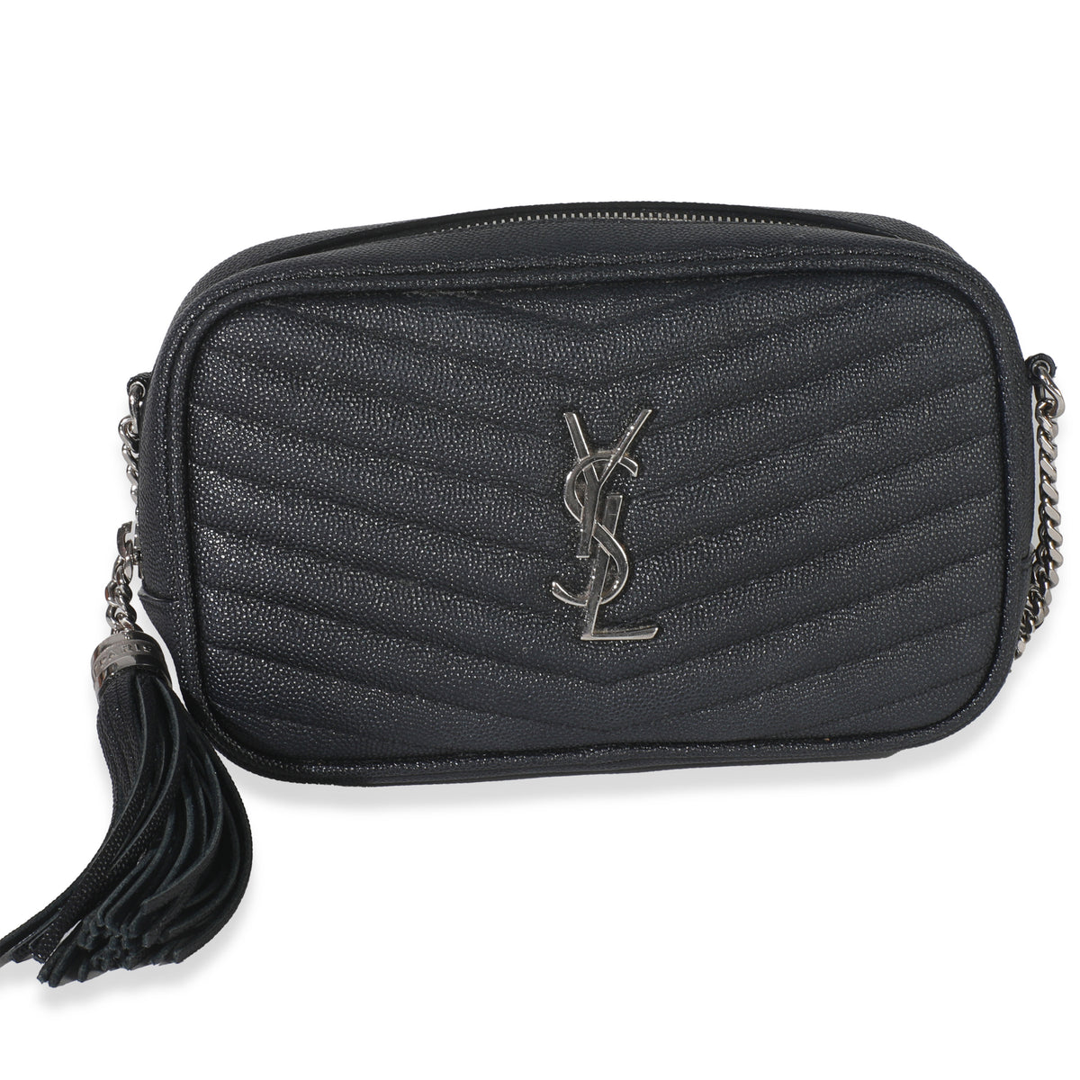 Black Grain De Poudre Mini Lou Camera Bag