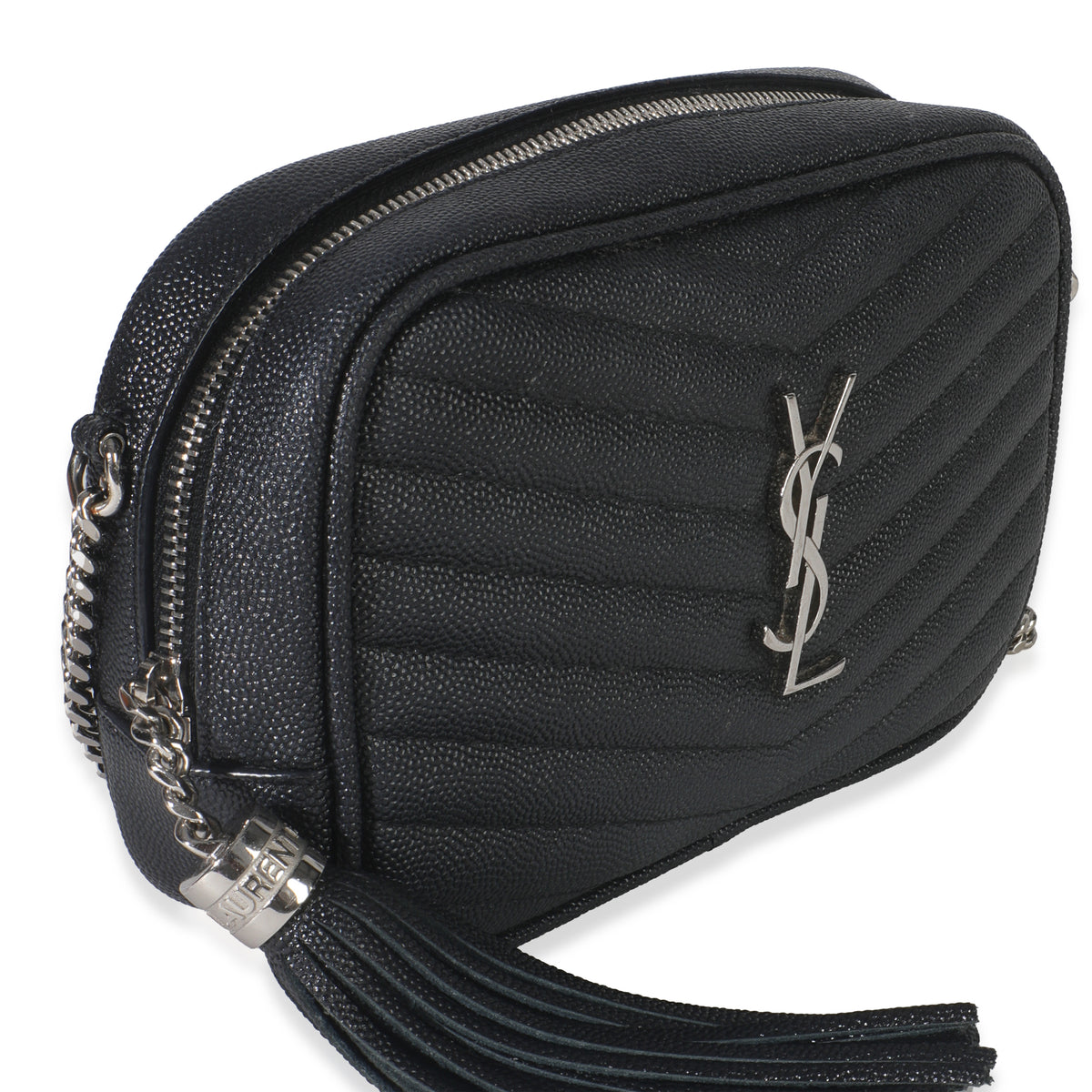 Black Grain De Poudre Mini Lou Camera Bag