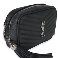 Black Grain De Poudre Mini Lou Camera Bag