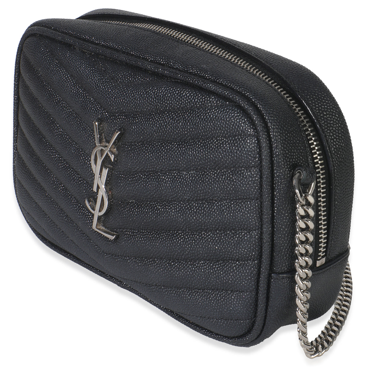 Black Grain De Poudre Mini Lou Camera Bag