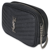 Black Grain De Poudre Mini Lou Camera Bag