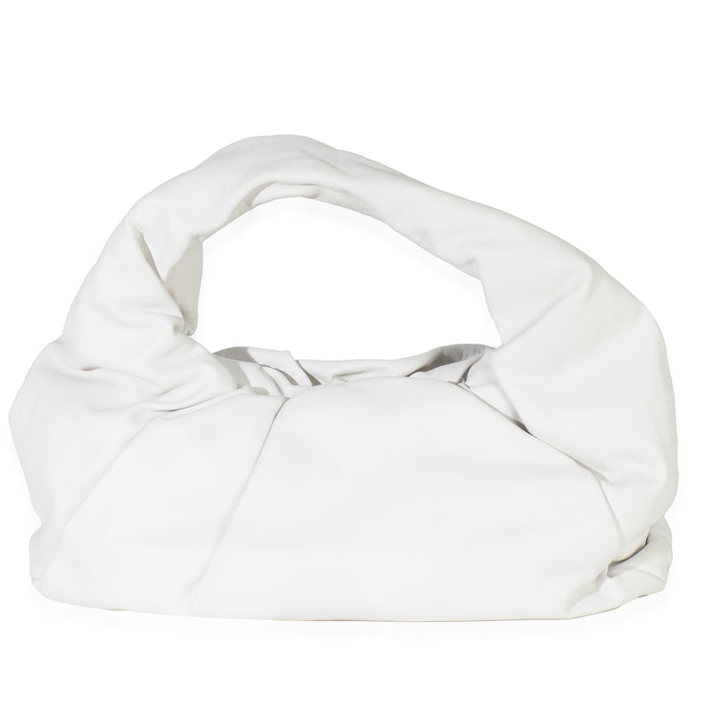 White Smooth Butter Calfskin Small The Shoulder Pouch