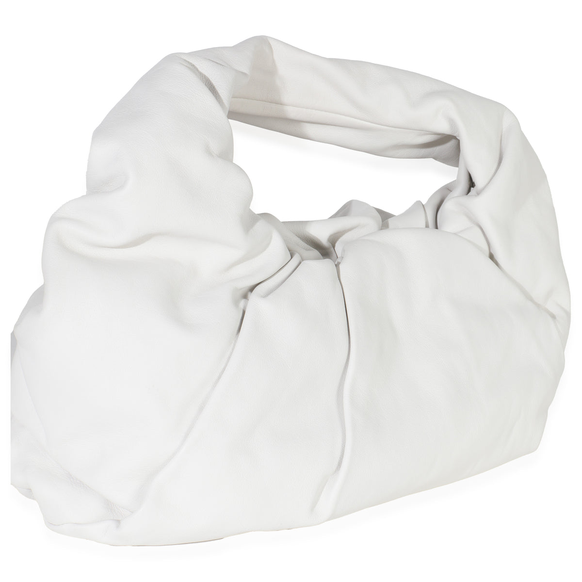 White Smooth Butter Calfskin Small The Shoulder Pouch