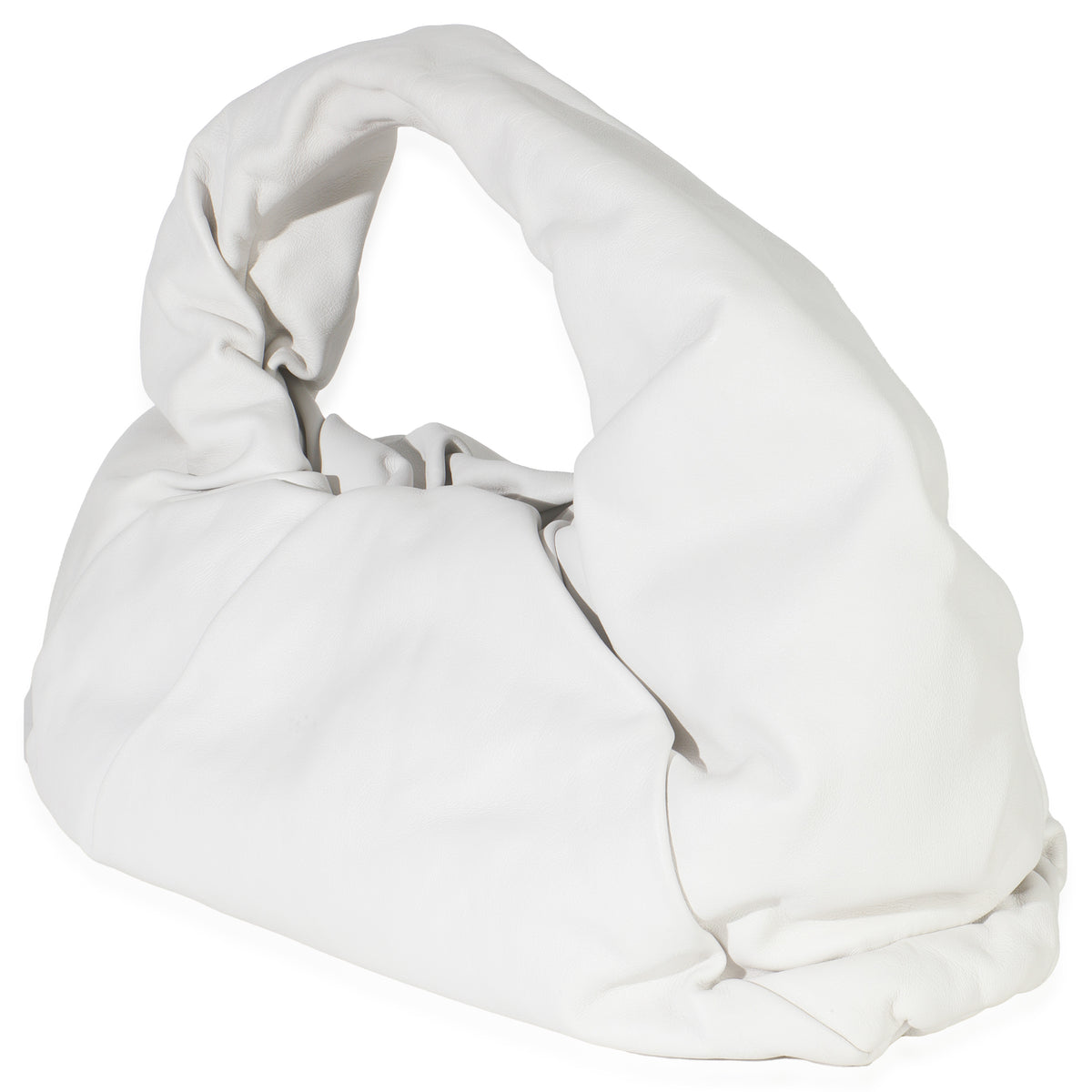 White Smooth Butter Calfskin Small The Shoulder Pouch