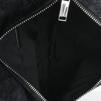 Christian Dior Black Oblique Jacquard Canvas Saddle Crossbody Handbag ad1