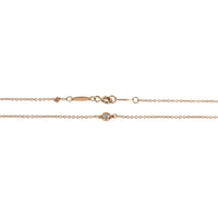 Rose Gold Diamond Elsa Peretti Diamond By The Yard Necklace