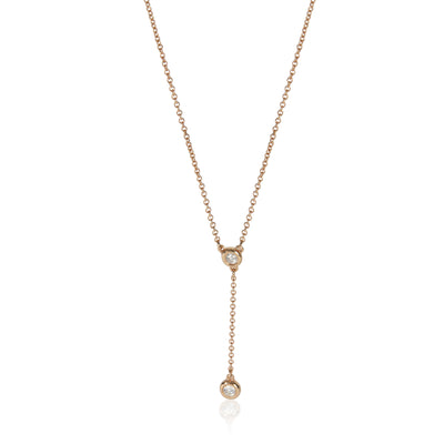 Rose Gold Diamond Elsa Peretti Diamond By The Yard Necklace