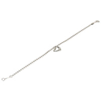 Sterling Silver  Elsa Peretti Open Heart Bracelet