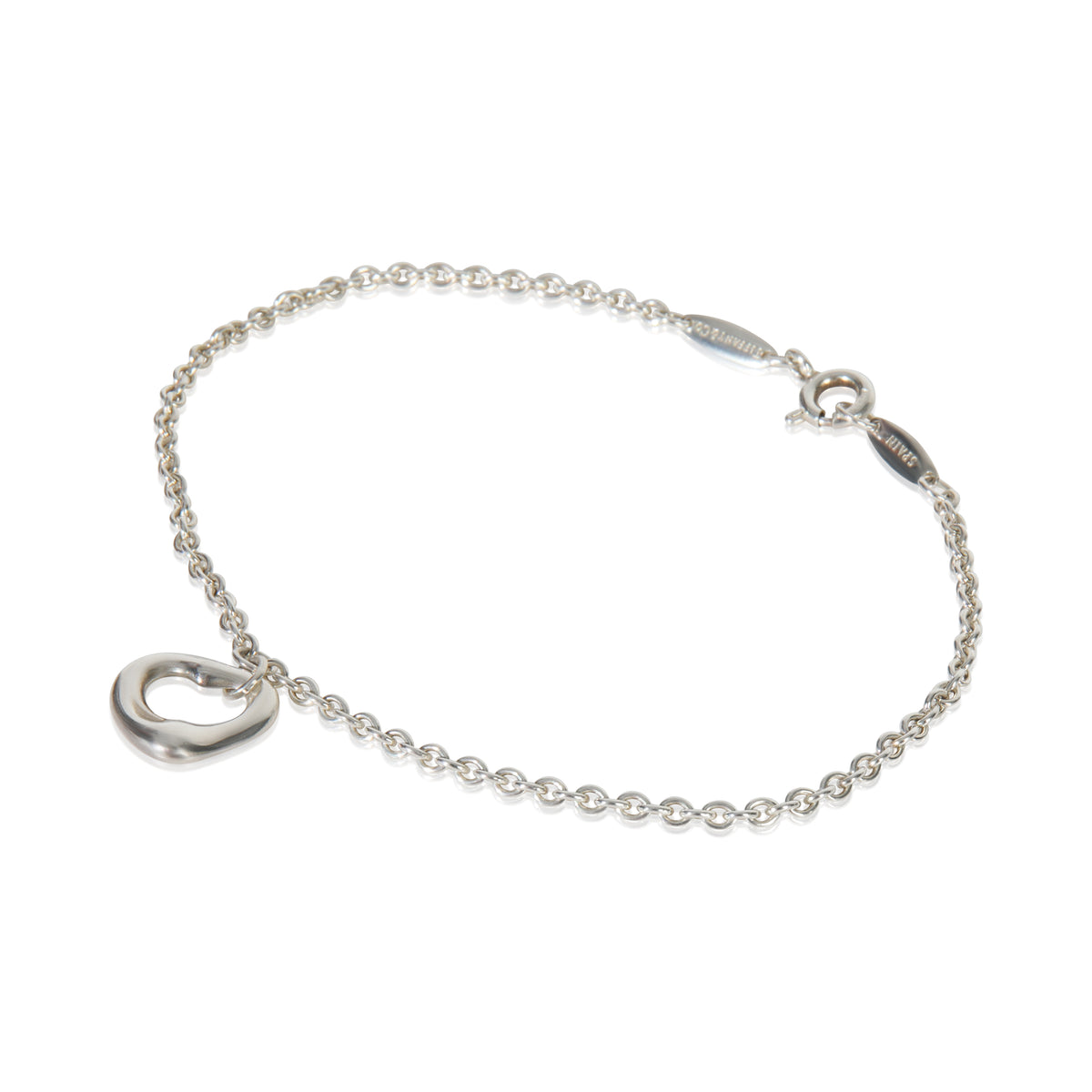 Sterling Silver  Elsa Peretti Open Heart Bracelet