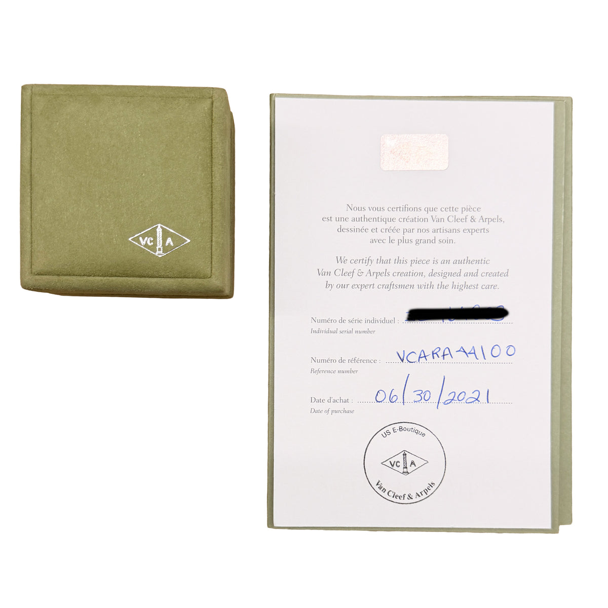 Yellow Gold Mother Of Pearl Vintage Alhambra Earrings