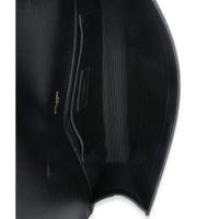 Black Grain De Poudre Classic Cassandre Clutch