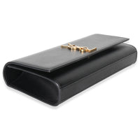 Black Grain De Poudre Classic Cassandre Clutch