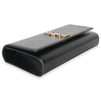 Black Grain De Poudre Classic Cassandre Clutch