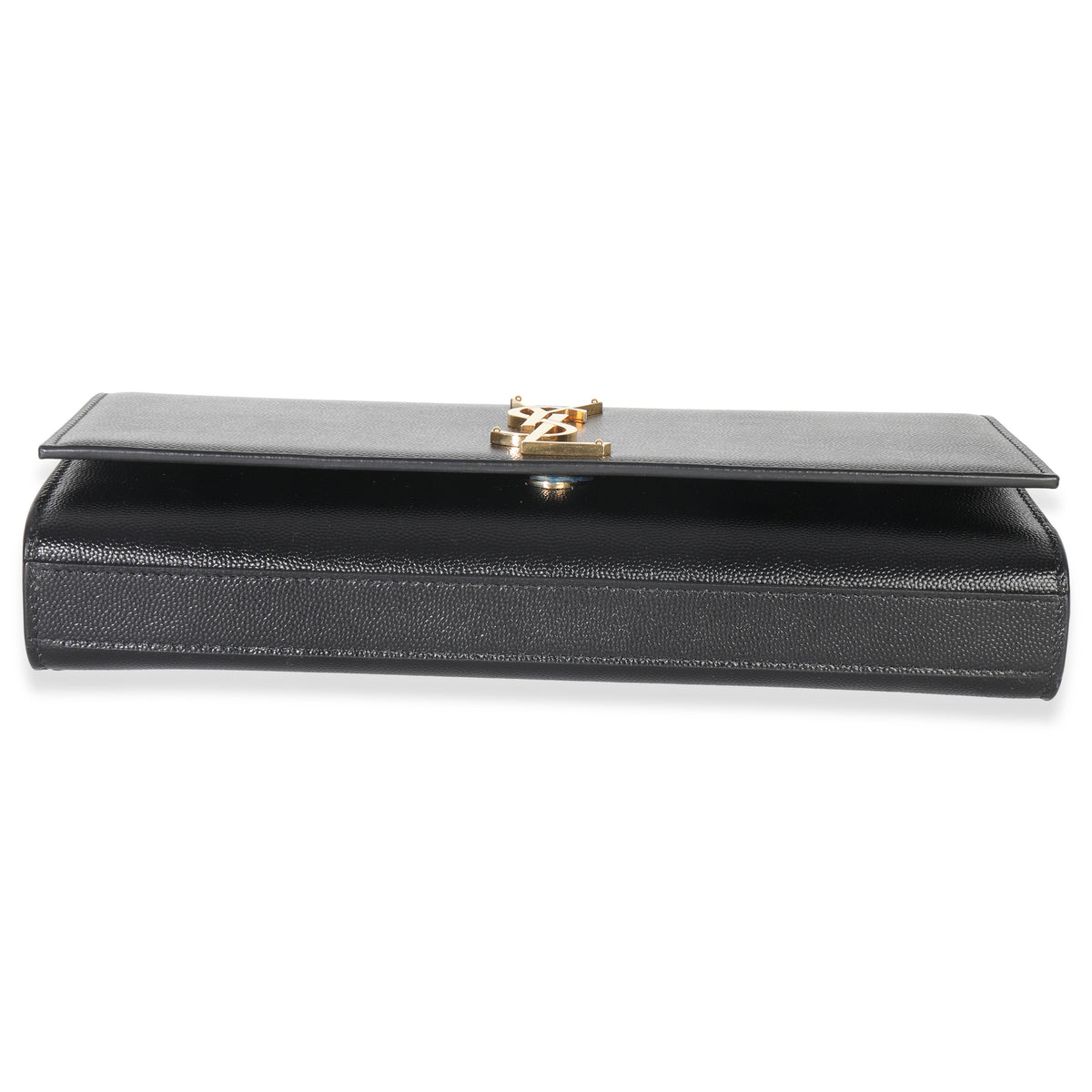 Black Grain De Poudre Classic Cassandre Clutch