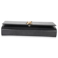 Black Grain De Poudre Classic Cassandre Clutch