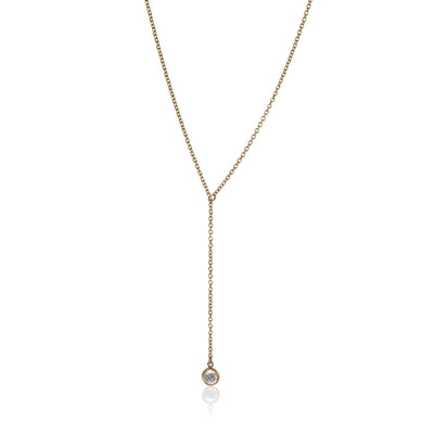 Yellow Gold Diamond Elsa Peretti Diamonds By The Yard Necklace