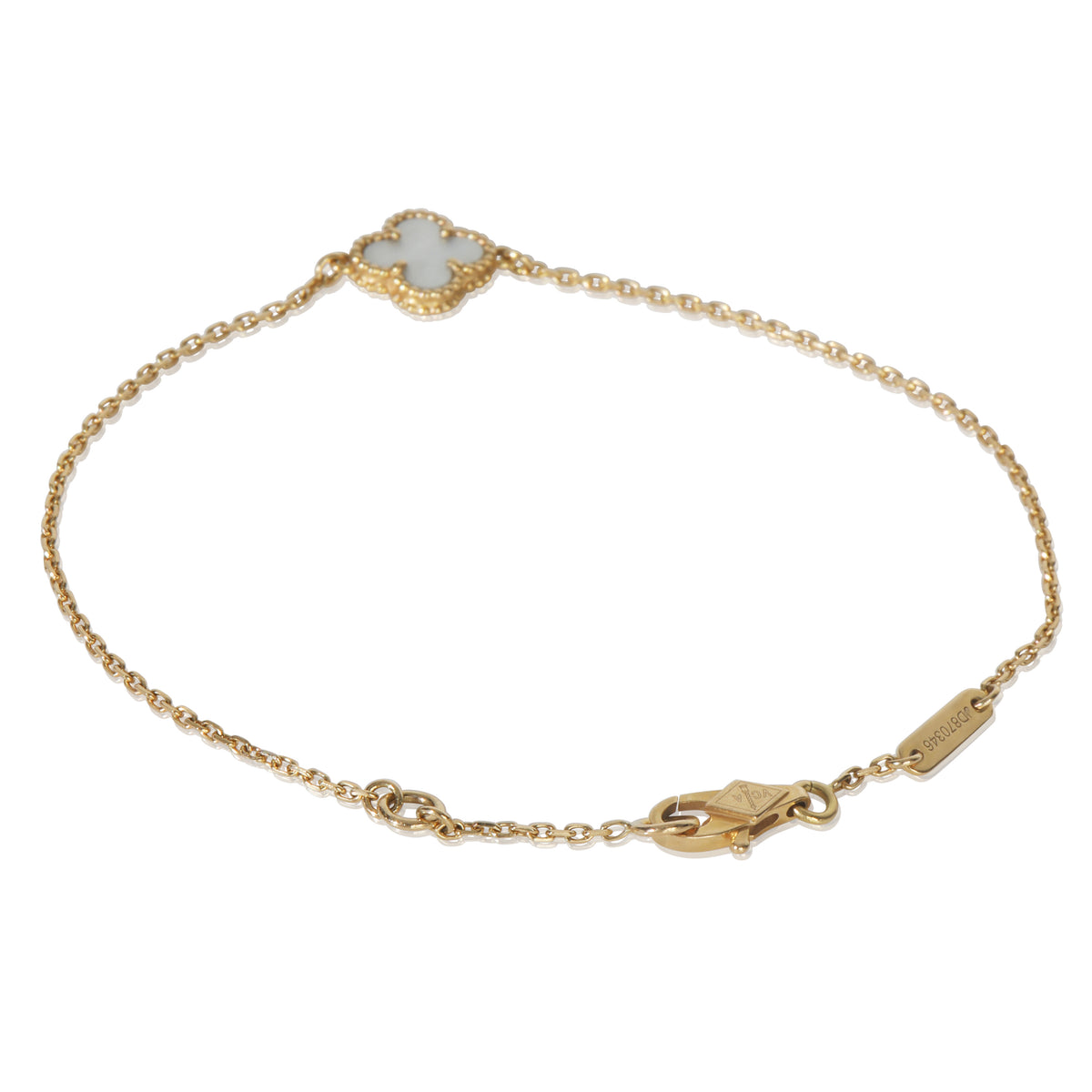 Yellow Gold Mabe Pearl Sweet Alhambra Bracelet