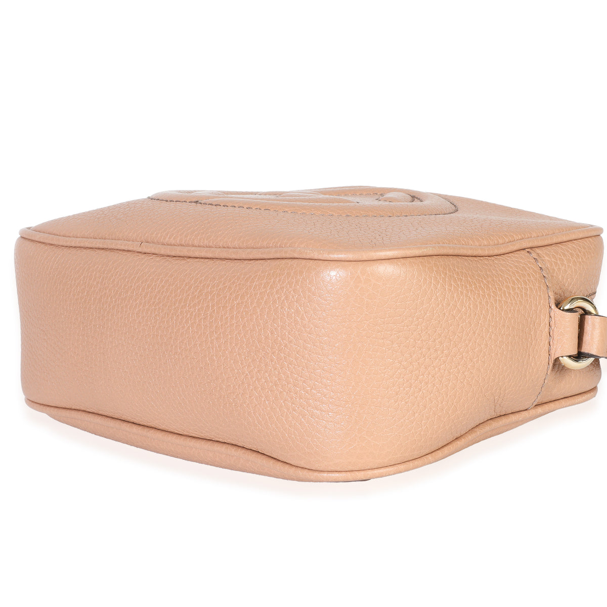 Beige Pebbled Calfskin Small Soho Disco Crossbody