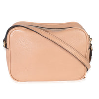 Beige Pebbled Calfskin Small Soho Disco Crossbody