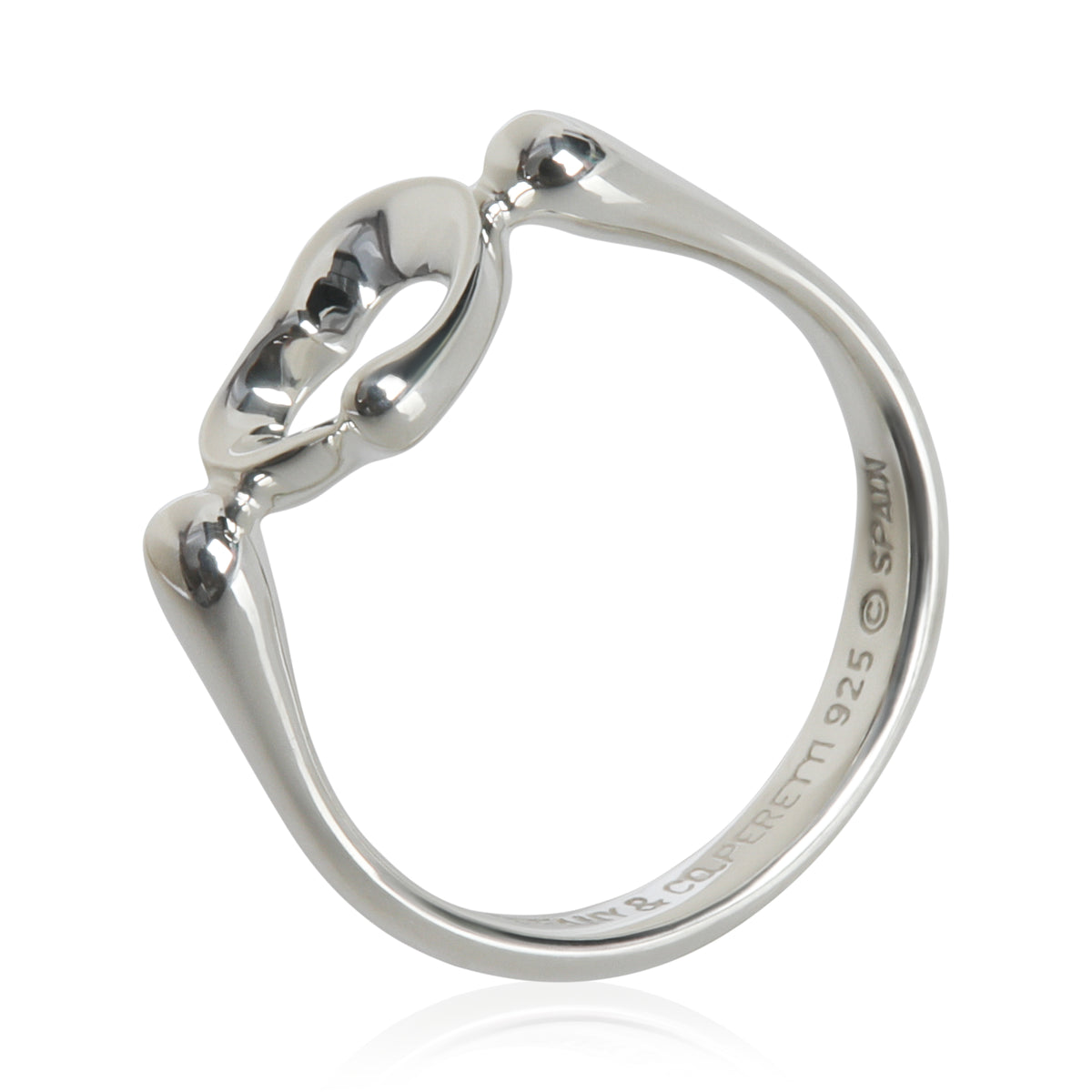 Sterling Silver  Elsa Peretti Open Heart Ring
