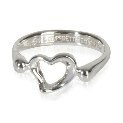 Sterling Silver  Elsa Peretti Open Heart Ring
