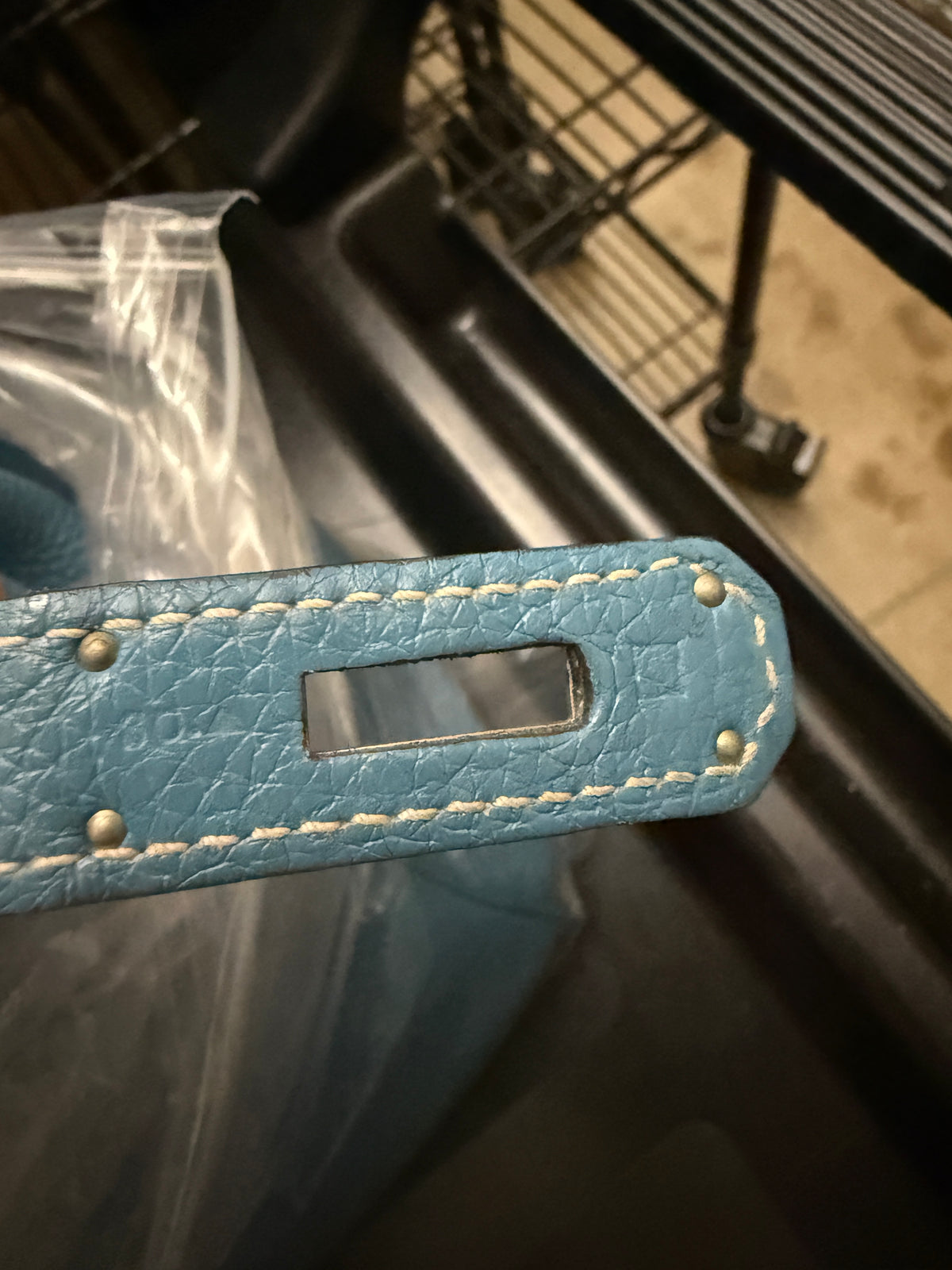 Bleu Jean Togo Birkin 35 PHW