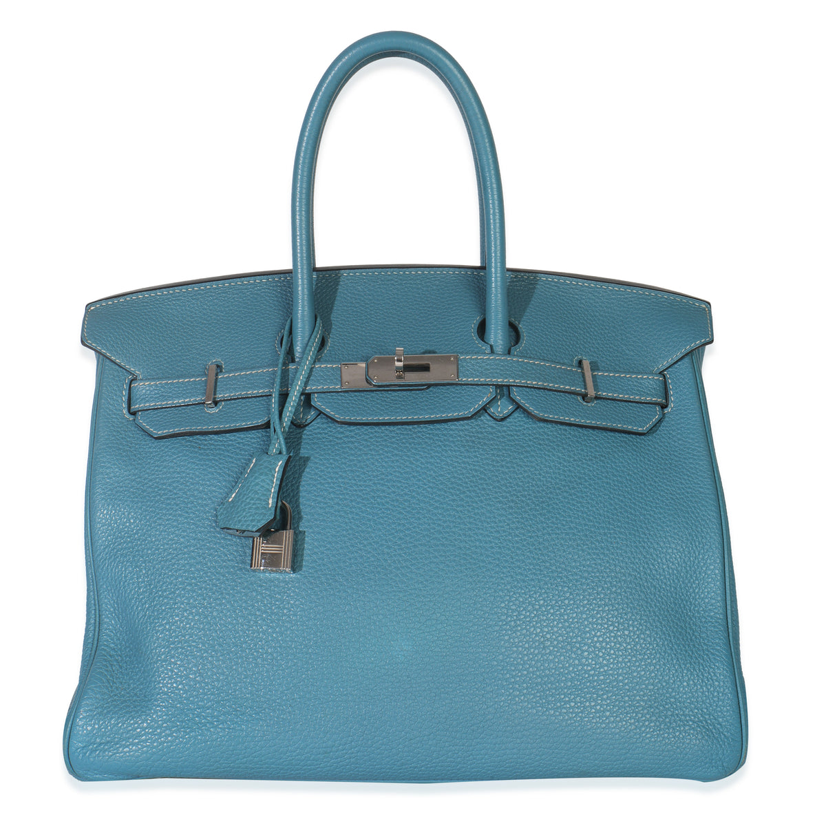 Blue Jean Togo Birkin 35 PHW