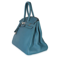 Bleu Jean Togo Birkin 35 PHW