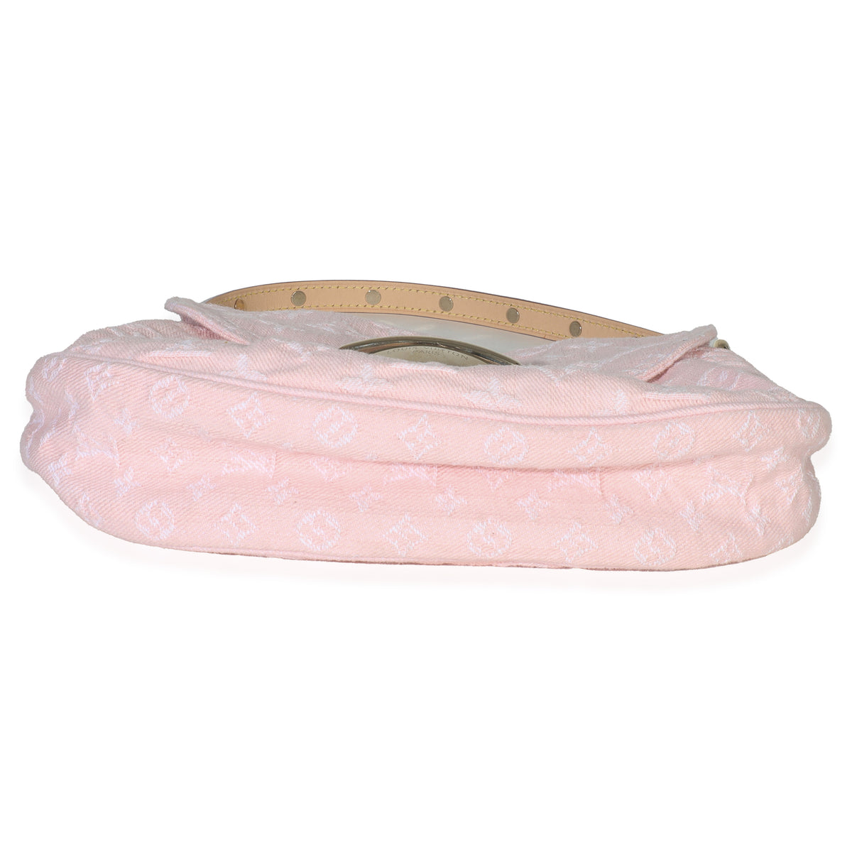 Washed Pink Monogram Denim Sunset