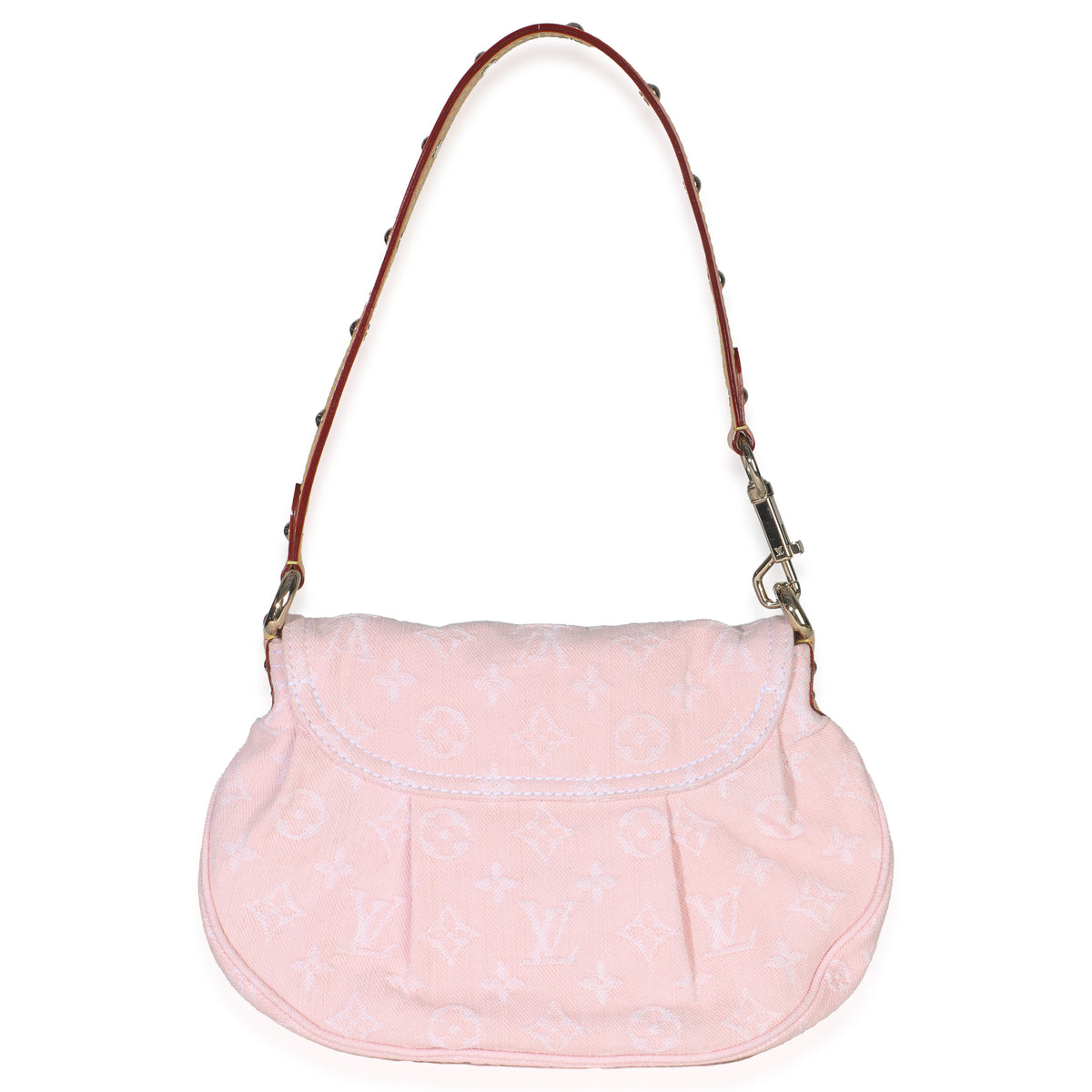 Washed Pink Monogram Denim Sunset