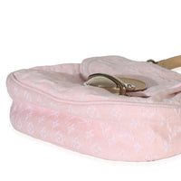 Washed Pink Monogram Denim Sunset