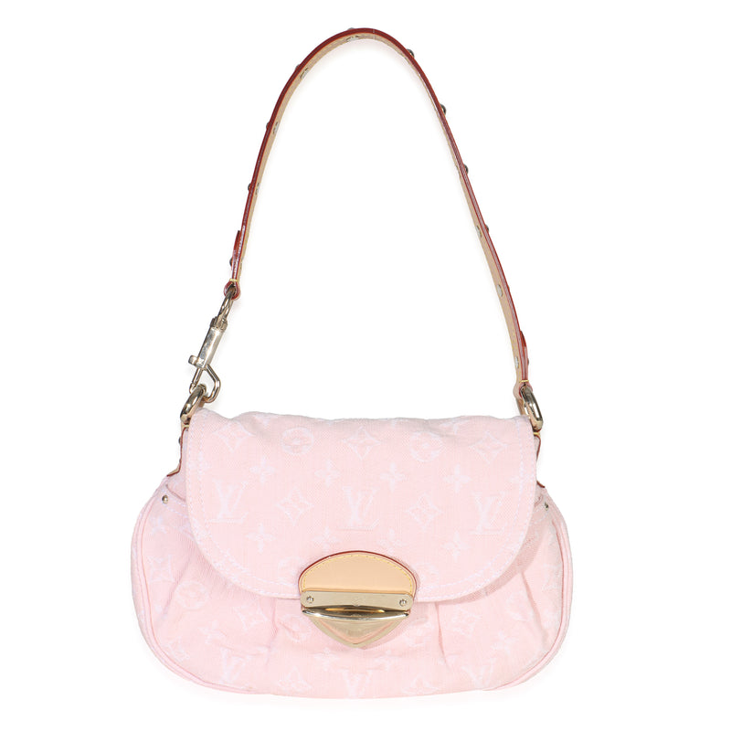 Washed Pink Monogram Denim Sunset