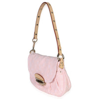 Washed Pink Monogram Denim Sunset