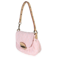 Washed Pink Monogram Denim Sunset