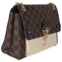 Cream Damier Ebene Canvas Vavin PM
