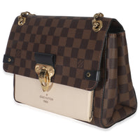 Cream Damier Ebene Canvas Vavin PM