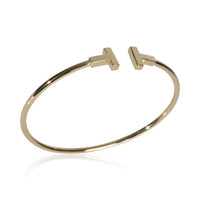 Yellow Gold  Tiffany T Narrow Wire Bracelet