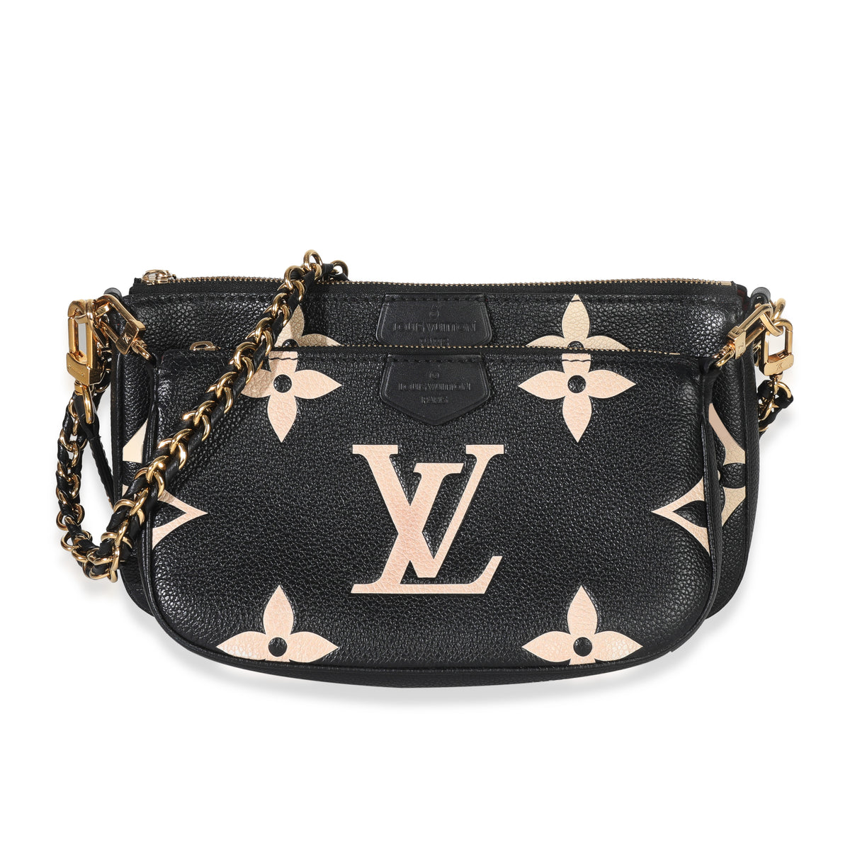 Black Beige Giant Monogram Empreinte Multi Pochette Accessories