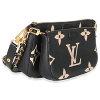 Black Beige Giant Monogram Empreinte Multi Pochette Accessories