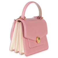 Bvlgari Pink Calfskin Serpenti Forever Top Handle Bag