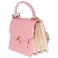 Bvlgari Pink Calfskin Serpenti Forever Top Handle Bag