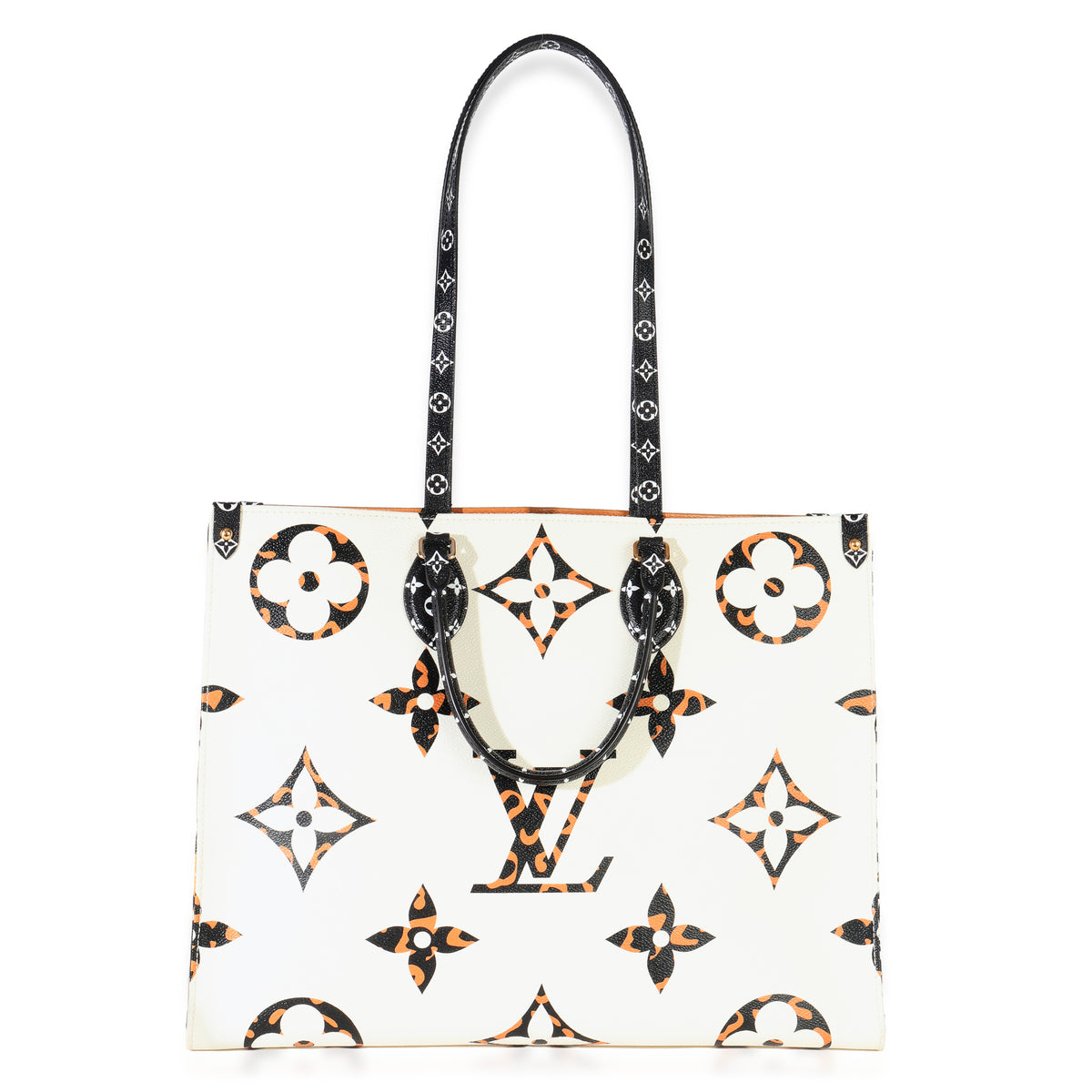 Louis Vuitton White Giant Monogram Jungle Canvas Onthego GM Handbag ad2