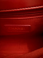 Chanel Red Quilted Puffy Calfskin Small Twist Your Buttons Flap Bag Handbag ad3